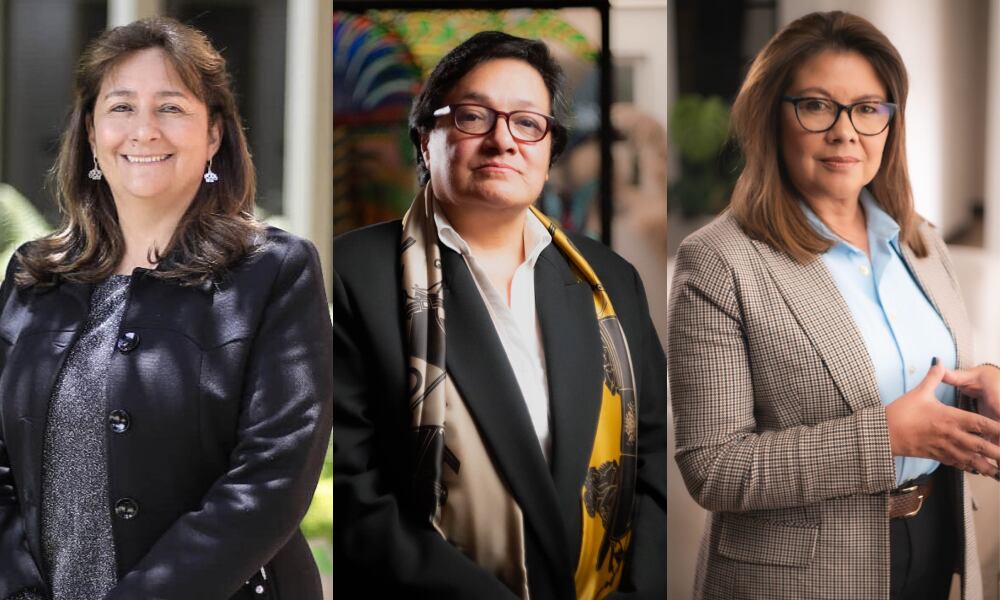 Collage candidatas ternadas para fiscal general de la Nación. Fotos: Corte Suprema de Justicia.