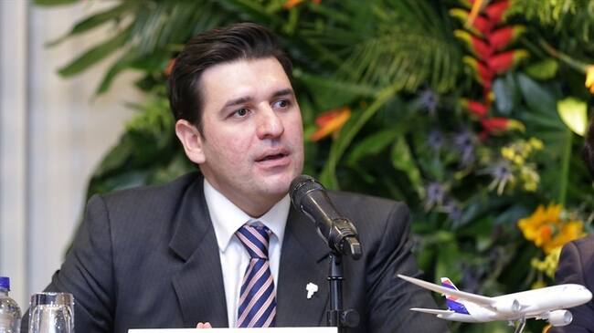 Santiago Álvarez, director ejecutivo de Latam Airlines Colombia. Foto: Colprensa