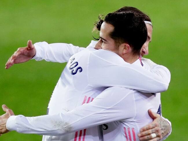Lucas Vásquez y Sergio Ramos el marcador 3-1 a favor del Real Madrid. . Foto: Getty Images