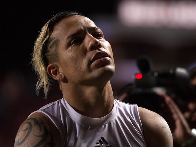 Delantero colombiano Dayro Moreno en su paso por el club Tijuana