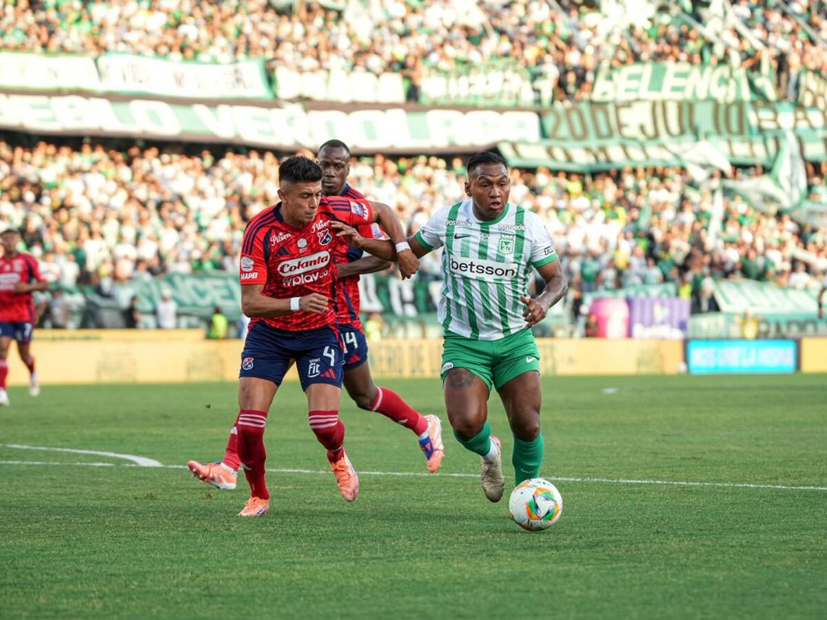 Nacional vs. Medellín por la Copa Colombia: empataron 0-0 en el partido de ida