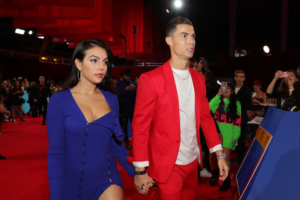 Georgina Rodriguez yCristiano Ronaldo  (Photo by Andreas Rentz/MTV 2019/Getty Images for MTV)