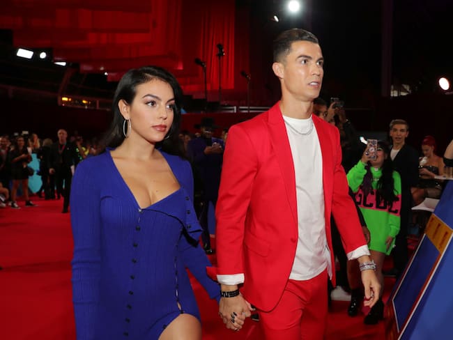 Georgina Rodriguez yCristiano Ronaldo  (Photo by Andreas Rentz/MTV 2019/Getty Images for MTV)