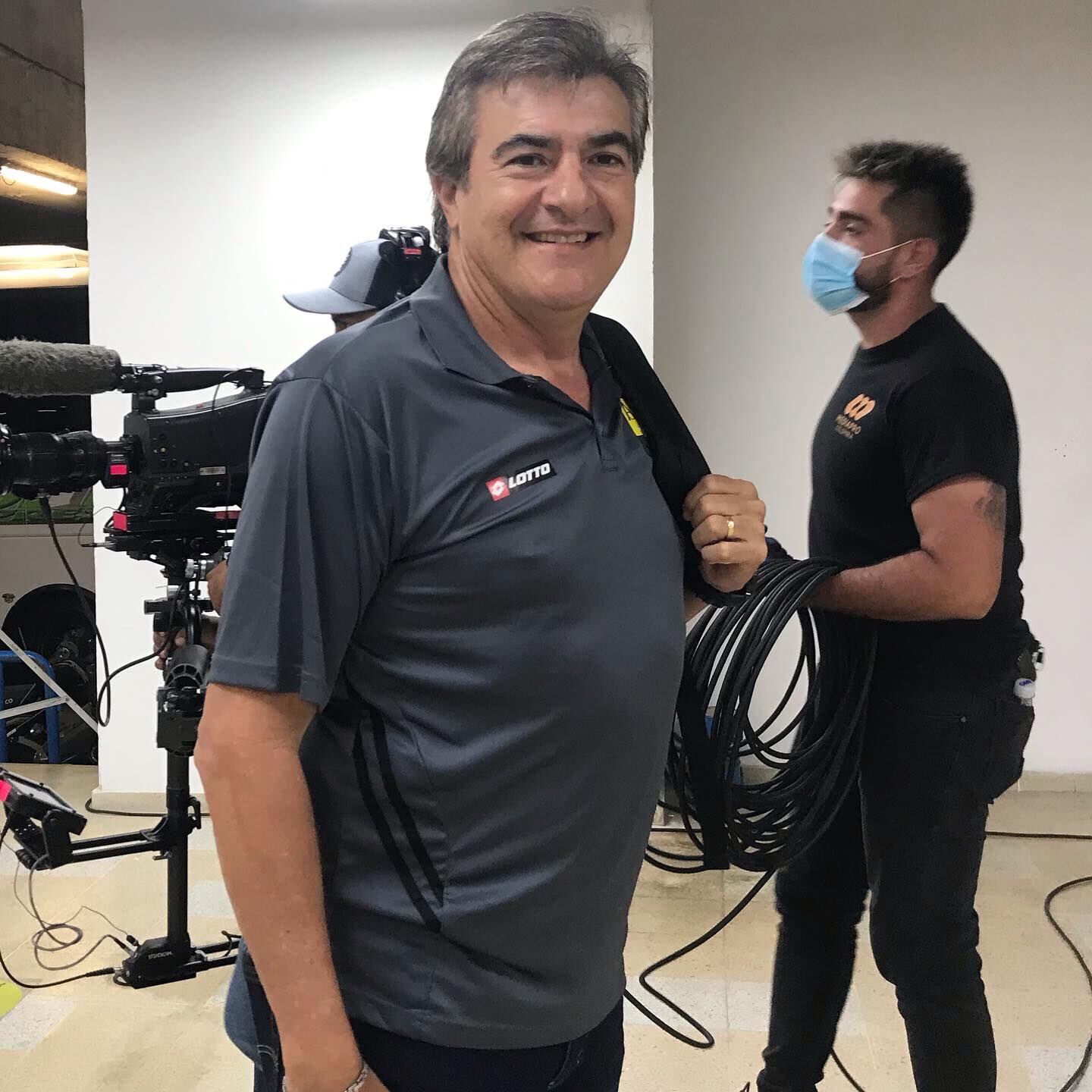 Armando ‘Piripi’ Osma, técnico de Atlético Bucaramanga. Foto Twitter @ABucaramanga