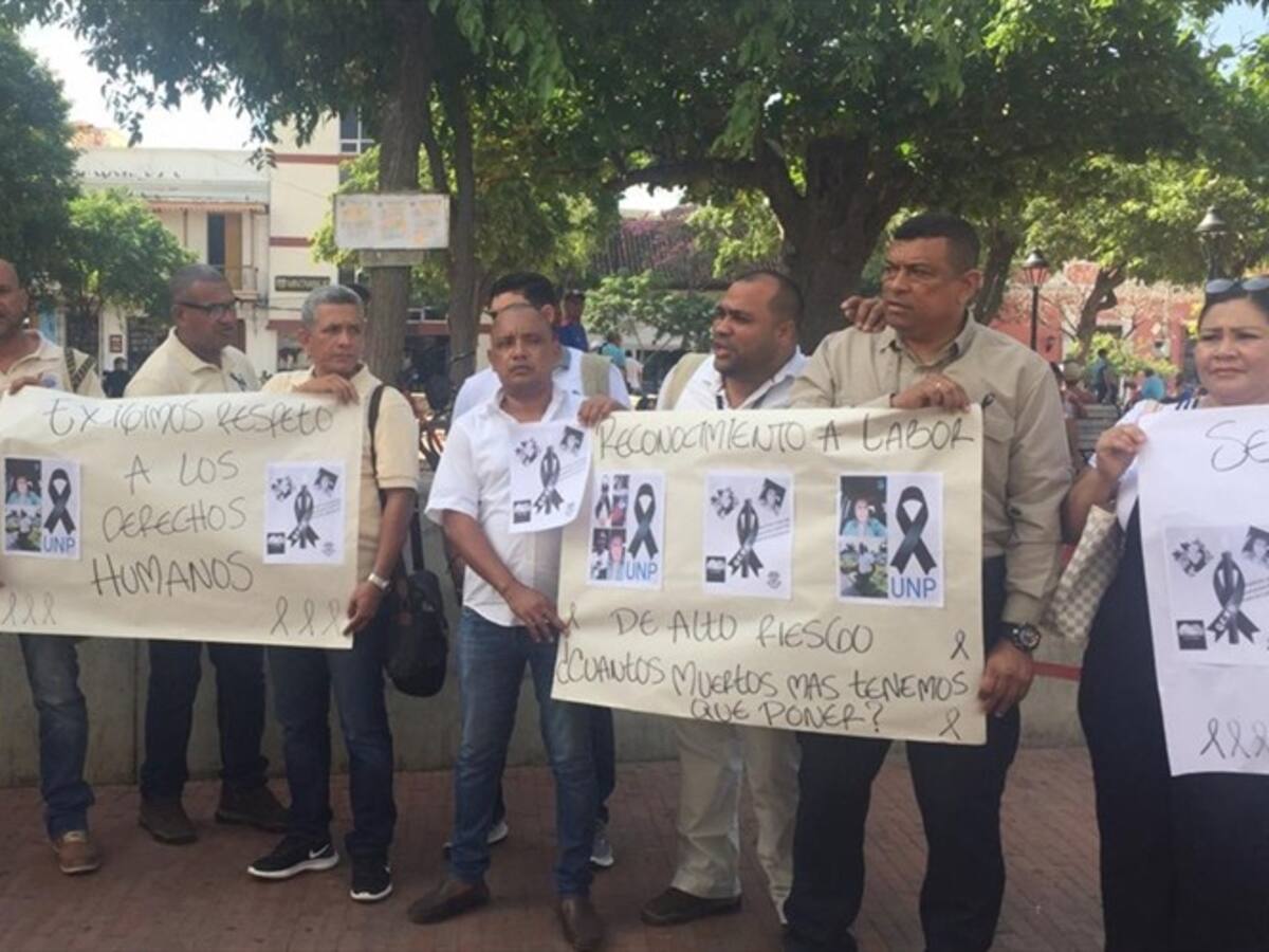 En el Magdalena los escoltas de la UNP también son considerados objetivo militar