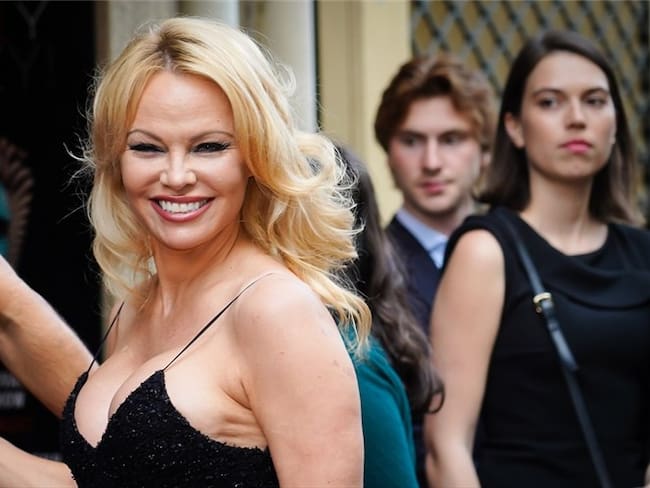 Actriz canadiense Pamela Anderson . Foto: Edward Berthelot/Getty Images