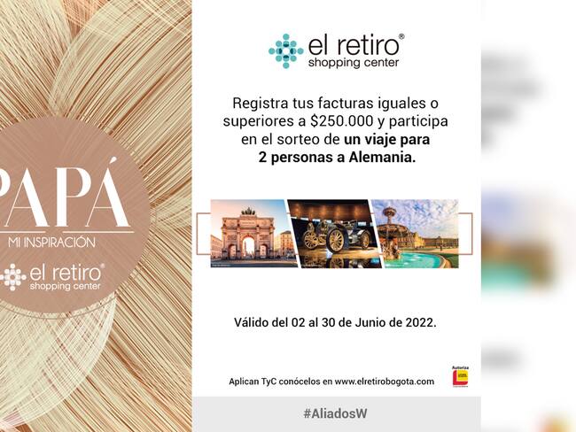 Cortesía: El Retiro Shopping Center