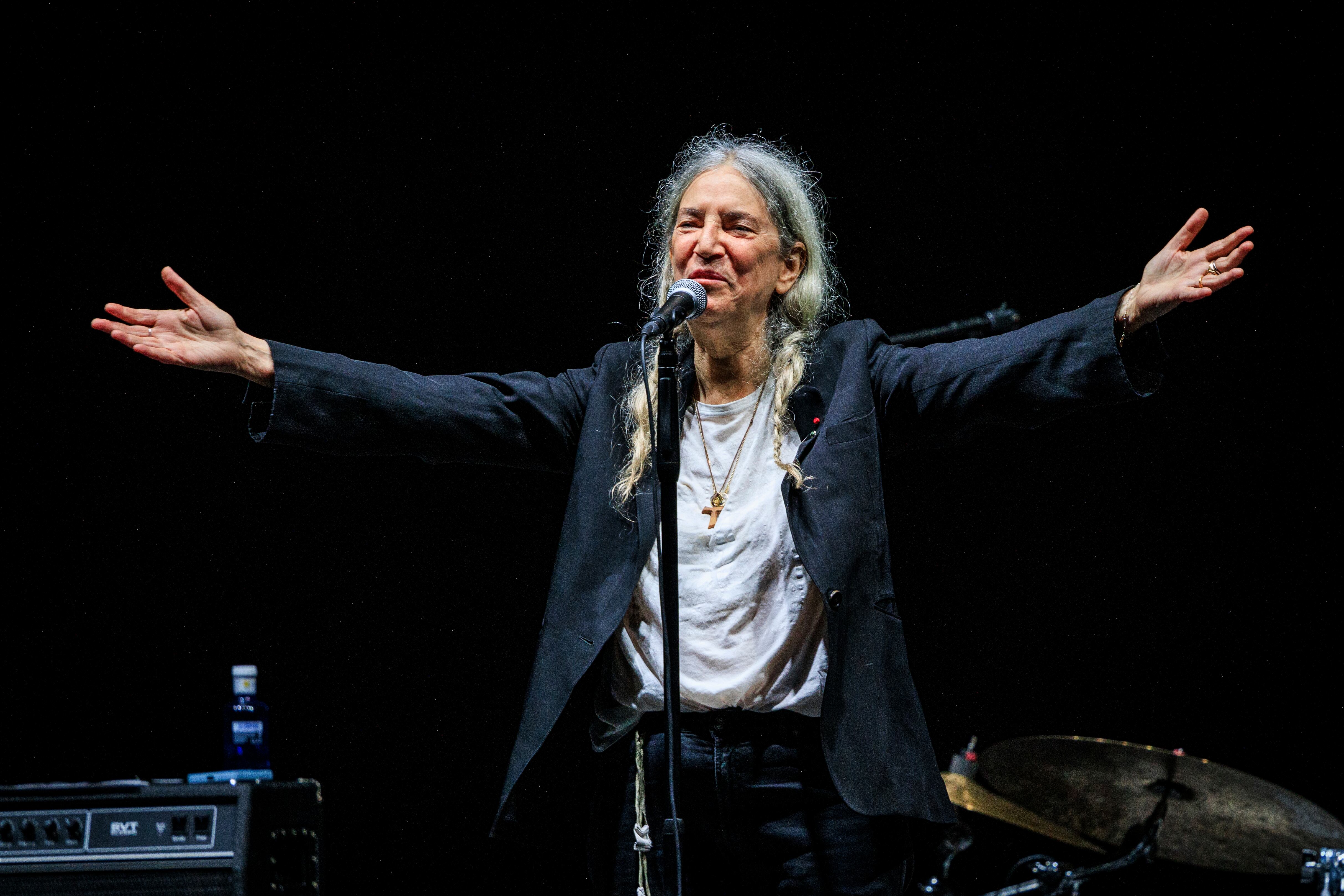 Patti Smith en presentación. FOTO: Per Ole Hagen/Redferns