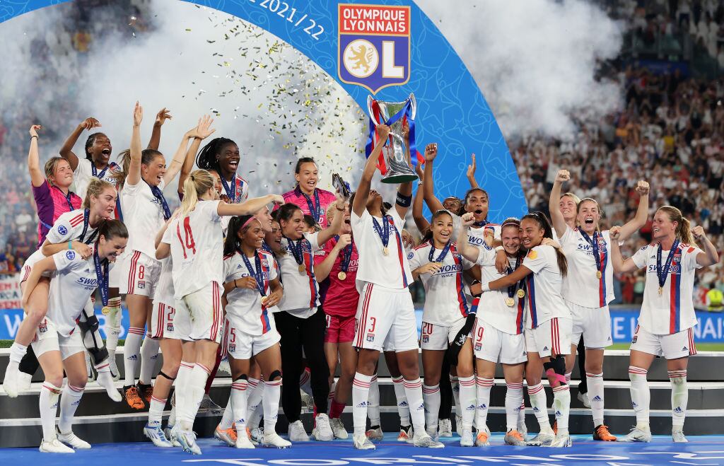 Olympique Lyonnais en la Champions Leaguefemenina. (Photo by Maja Hitij/Getty Images)