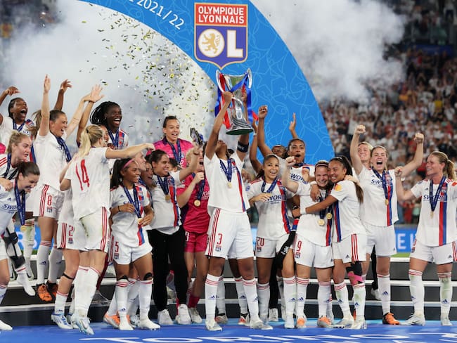 Olympique Lyonnais en la Champions Leaguefemenina. (Photo by Maja Hitij/Getty Images)