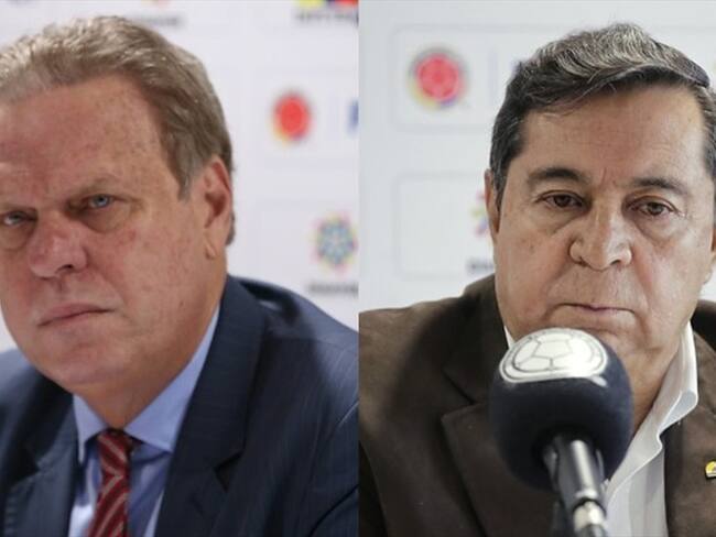 El presidente Ramón Jesurún y el vicepresidente Álvaro González serían apartados de sus cargos mientras surte la investigación. Foto: Colprensa