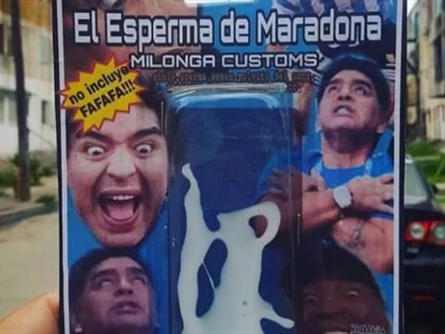 El juguete del esperma de Diego Maradona