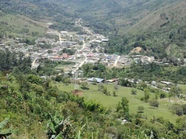Los hechos se registraron en zona rural del municipio de Toribío. Crédito: Alcaldía de Toribío.