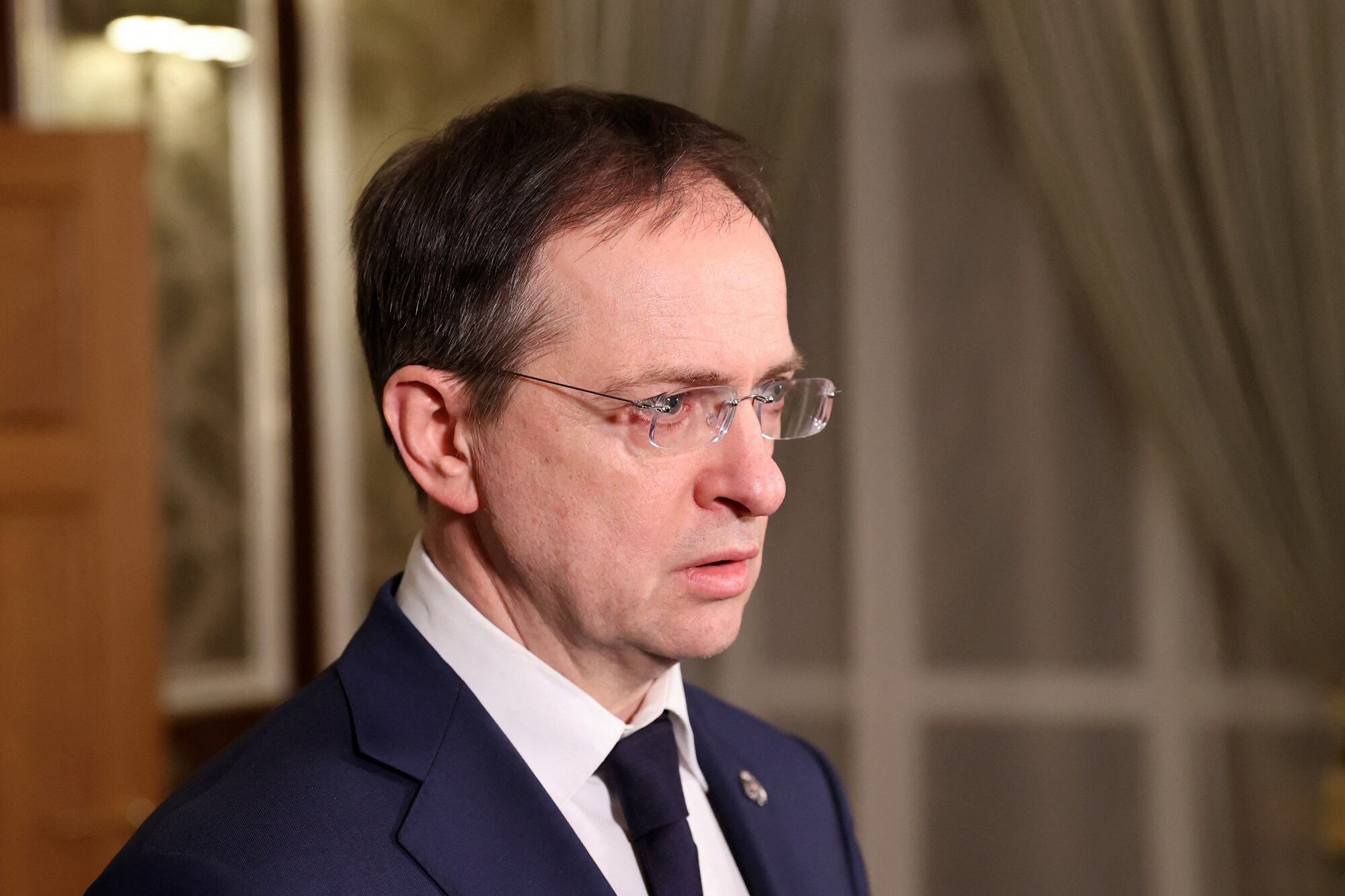 Vladímir Medinski, jefe de la delegación rusa