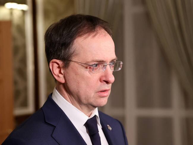 Vladímir Medinski, jefe de la delegación rusa