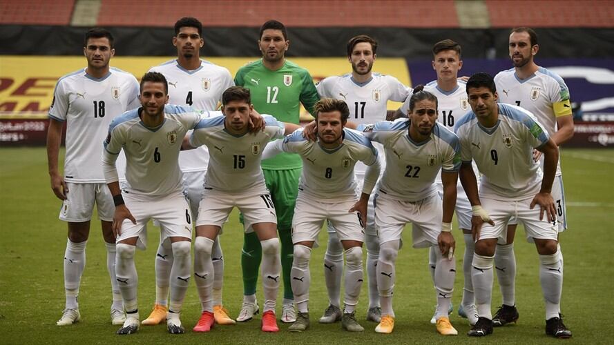 Uruguay pierde un jugador fundamental para enfrentar a Colombia en Eliminatorias. Foto: Getty