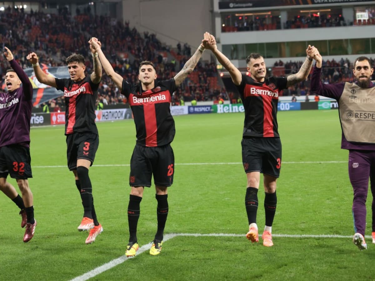 Bayer Leverkusen del colombiano Puerta esta en final de Europa League: eliminó a la Roma