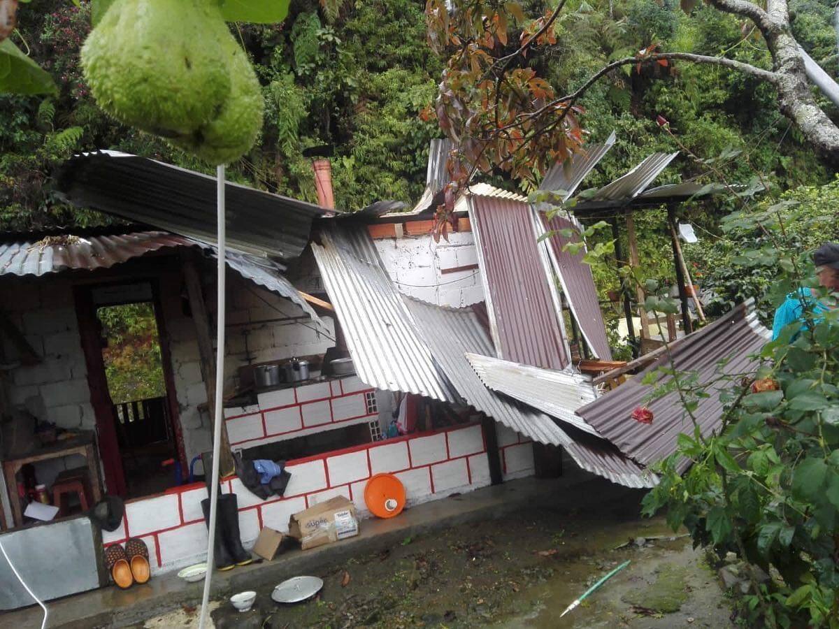 Un rayo mató a un hombre en Pensilvania, Caldas, debido a la fuertes lluvias