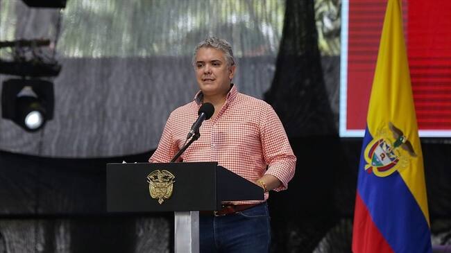 Iván Duque pide que se celebre la Navidad de forma segura. Foto: Colprensa
