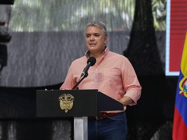 Iván Duque pide que se celebre la Navidad de forma segura. Foto: Colprensa