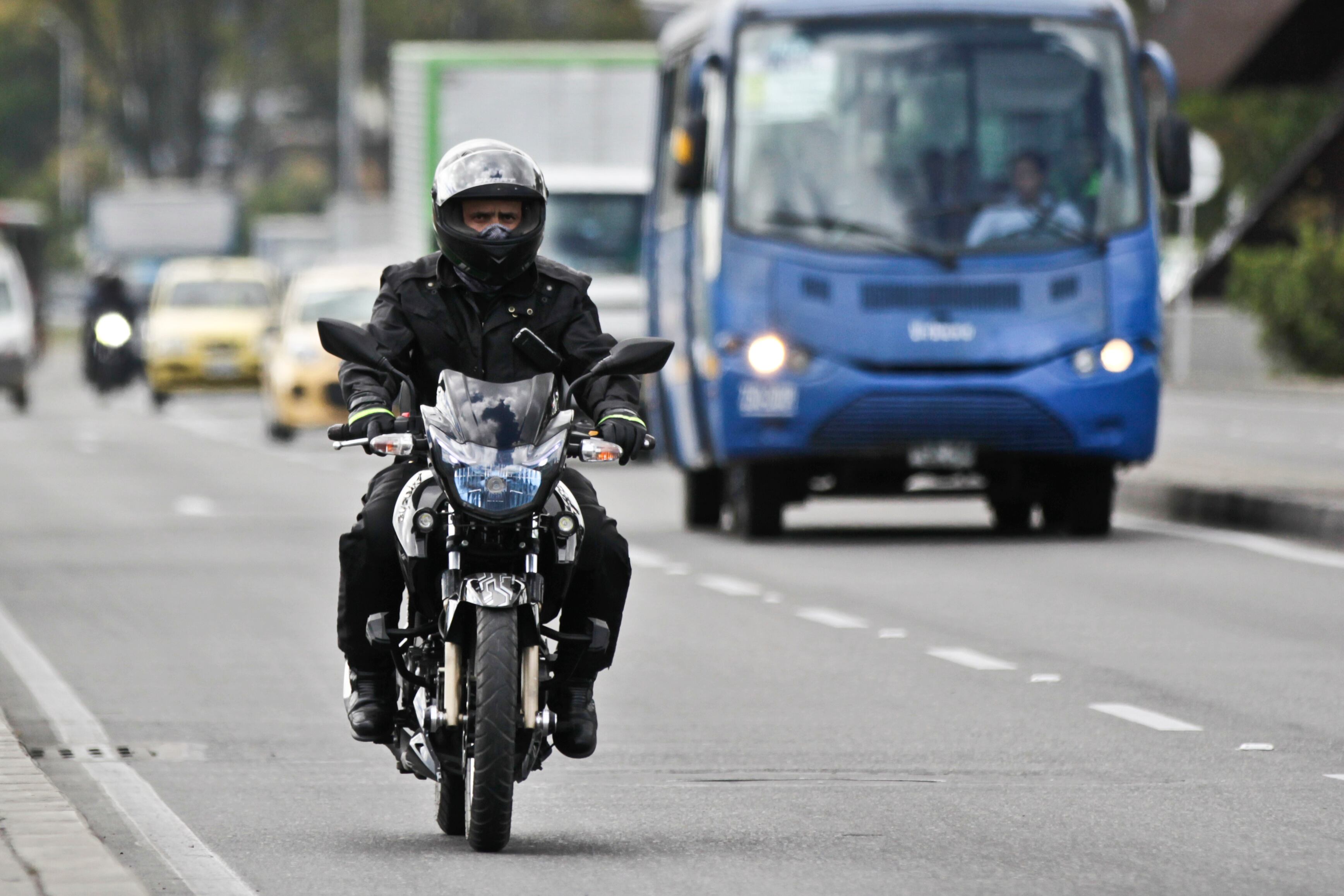 Motociclistas. Accidentes. Imagen de referencia. Foto: (Colprensa - Sergio Acero)