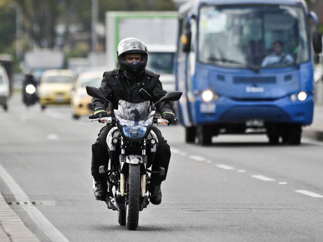 Motociclistas. Accidentes. Imagen de referencia. Foto: (Colprensa - Sergio Acero)