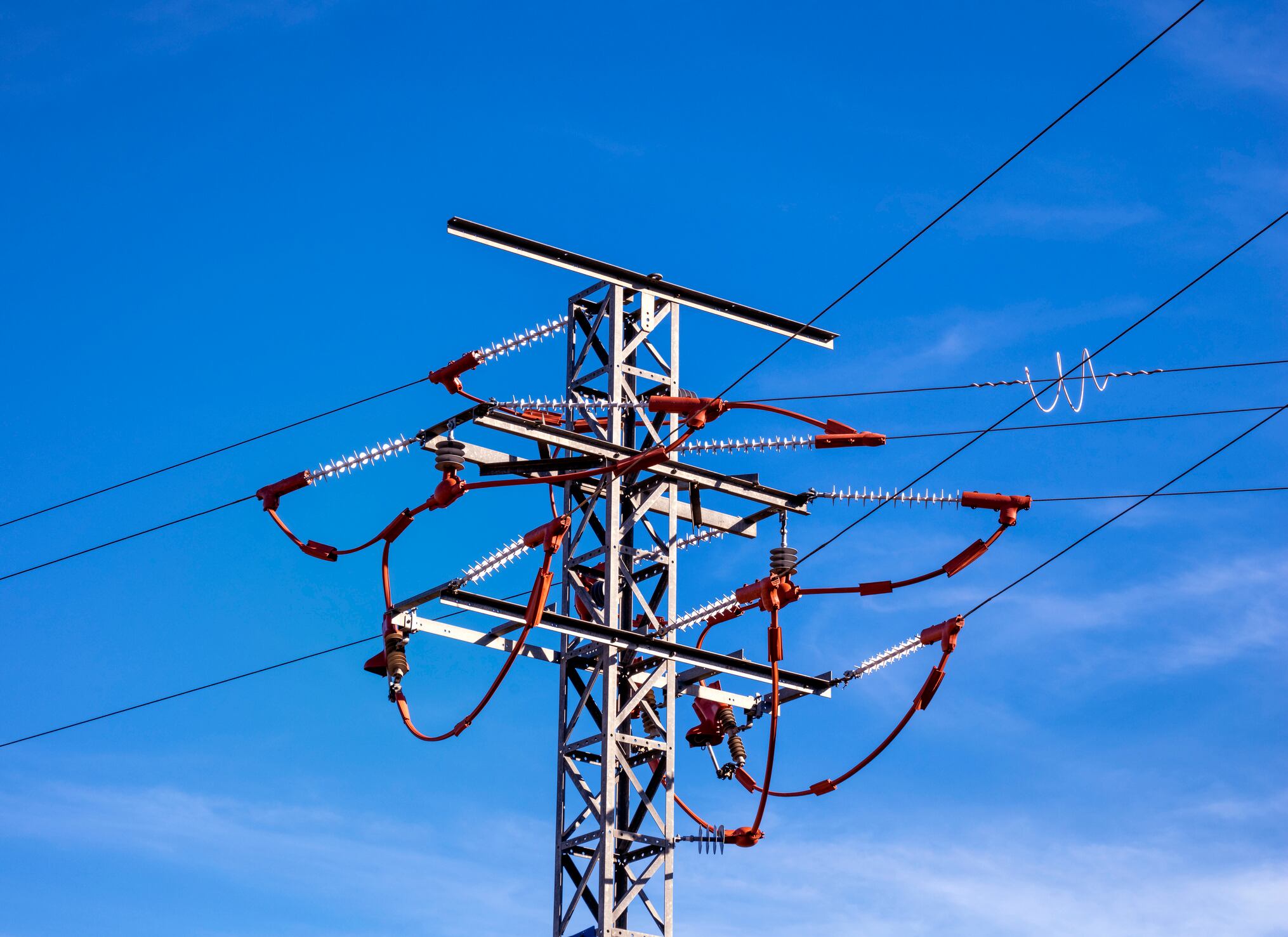 Imagen de referencia de torre de energía. Foto: Getty Images