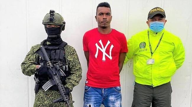 José Límber Valencia había sido expulsado de la Jurisdicción Especial para la Paz. Crédito: Policía Nacional.