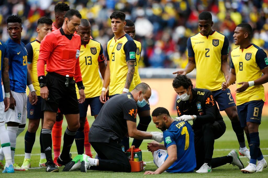 Con protagonismo de Wilmar Roldán, Brasil y Ecuador igualaron en Quito. Foto: Getty Images
