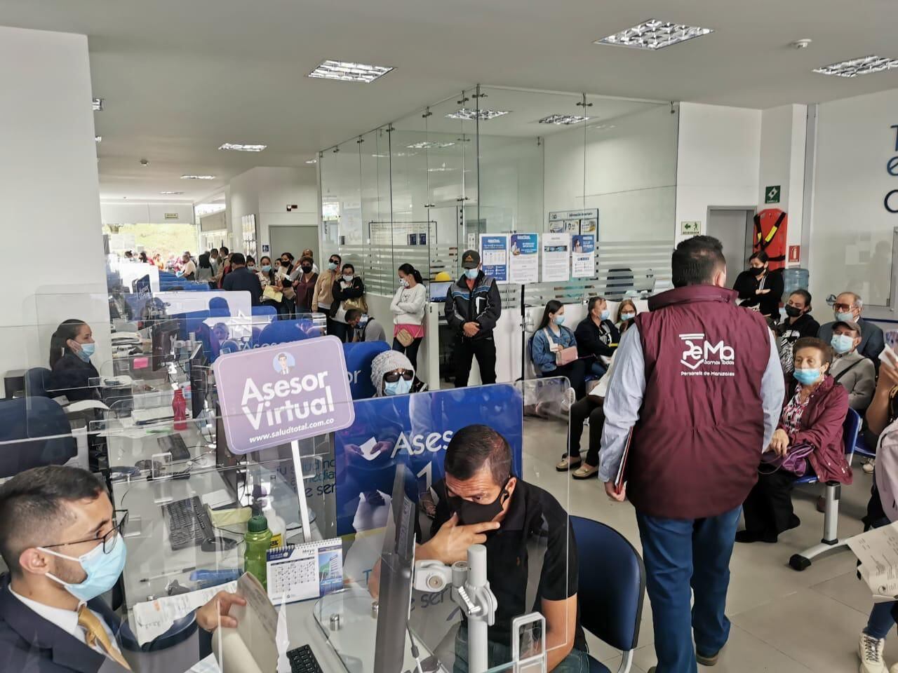 Visita a las EPS de Manizales. Crédito: Personería de Manizales.