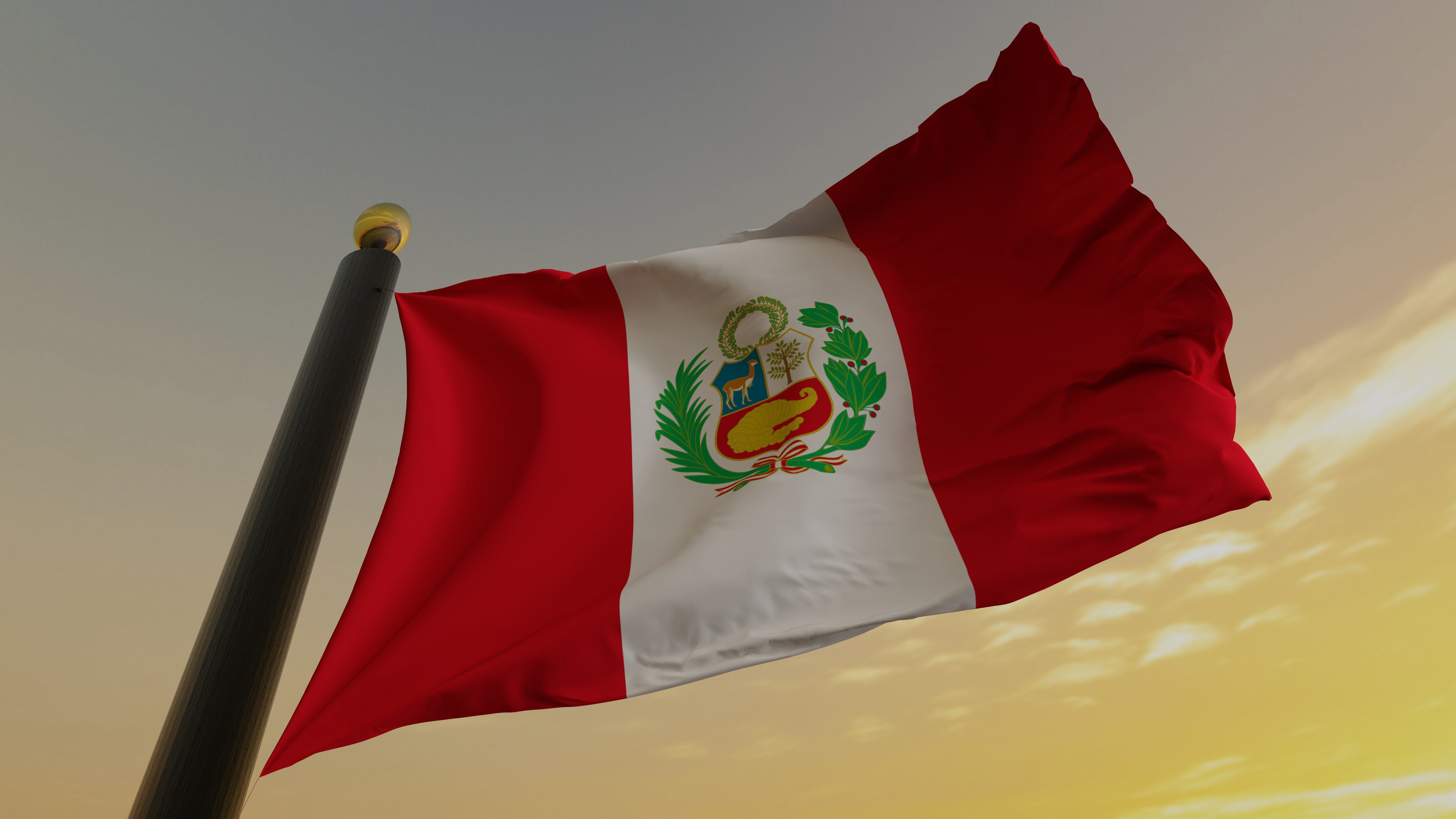 Bandera de Perú, imagen de referencia. Foto: Getty Images