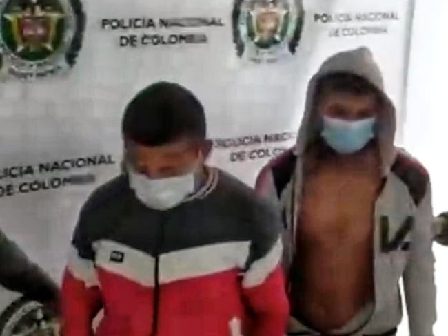 Los capturados ya presentaban antecedentes por los delitos de tráfico, fabricación o porte de estupefacientes, hurto y receptación. Crédito: Policía Cauca. 