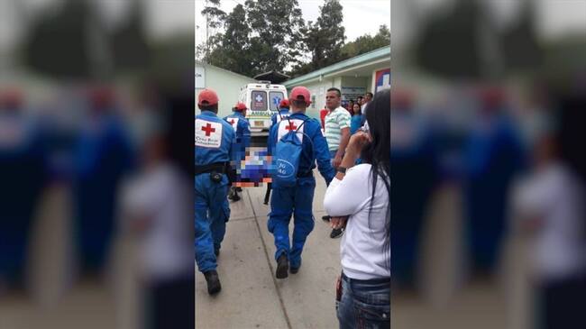 La Cruz Roja Colombiana Seccional Cauca confirmó la muerte de un niño de 13 años de edad. Foto: Cruz Roja Colombiana