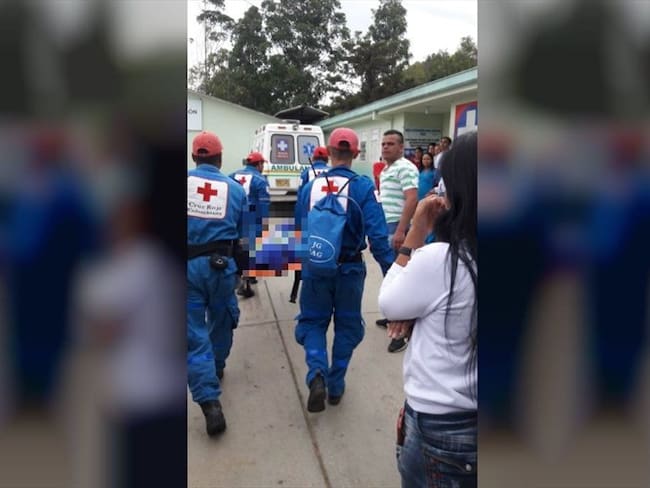 La Cruz Roja Colombiana Seccional Cauca confirmó la muerte de un niño de 13 años de edad. Foto: Cruz Roja Colombiana