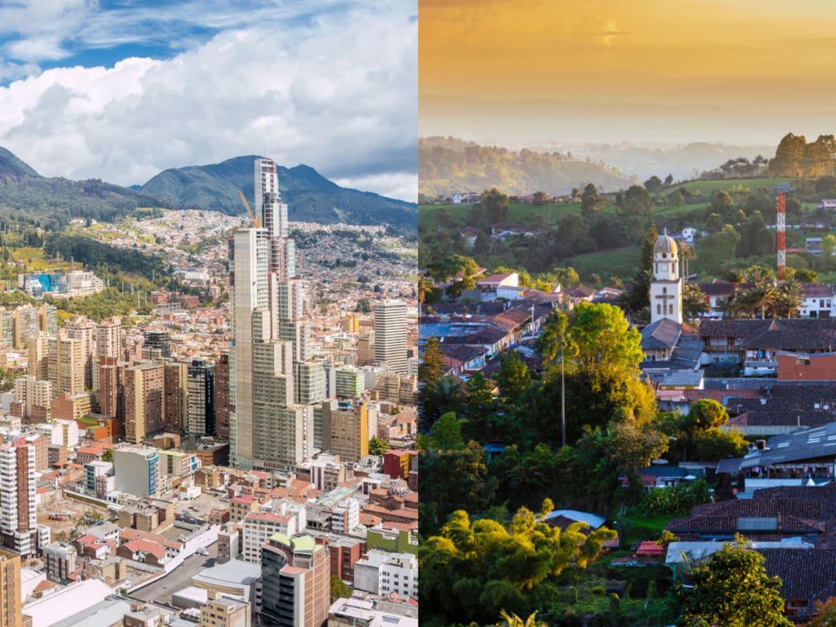 ¿Cuál es la diferencia entre una ciudad y un pueblo en Colombia?