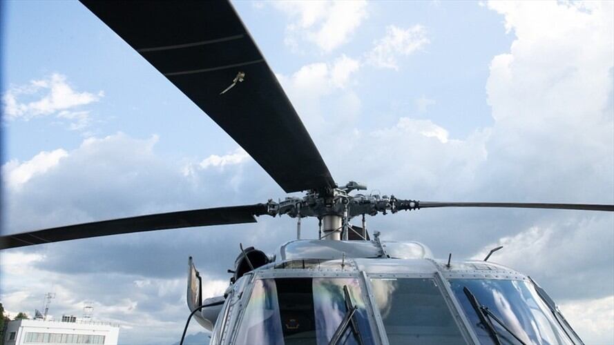 Momento exacto en que fue atacado el helicóptero del presidente Duque . Foto: Colprensa