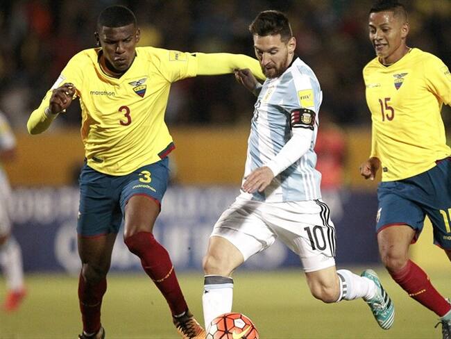 Messi logró remontar el partido contra Ecuador con una tripleta y contribuyó para clasificar a la Selección Argentina al Mundial de Rusia 2018. Foto: Agencia EFE