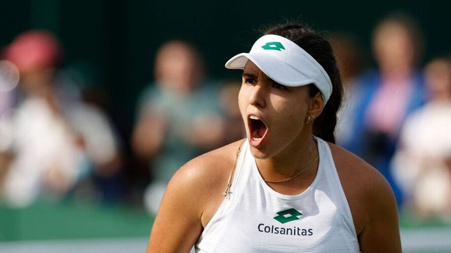 María Camila Osorio cae ante Viktorija Golubic y es eliminada de los JJ.OO.. Foto: Getty Images/ ADRIAN DENNIS