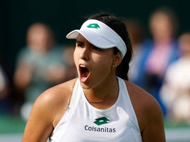 María Camila Osorio cae ante Viktorija Golubic y es eliminada de los JJ.OO.. Foto: Getty Images/ ADRIAN DENNIS