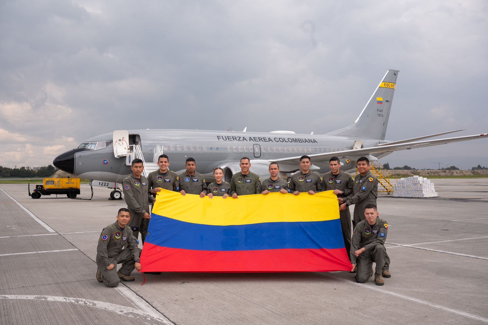 Colombia envía ayuda humanitaria a la Franja de Gaza. Foto: Cancillería.