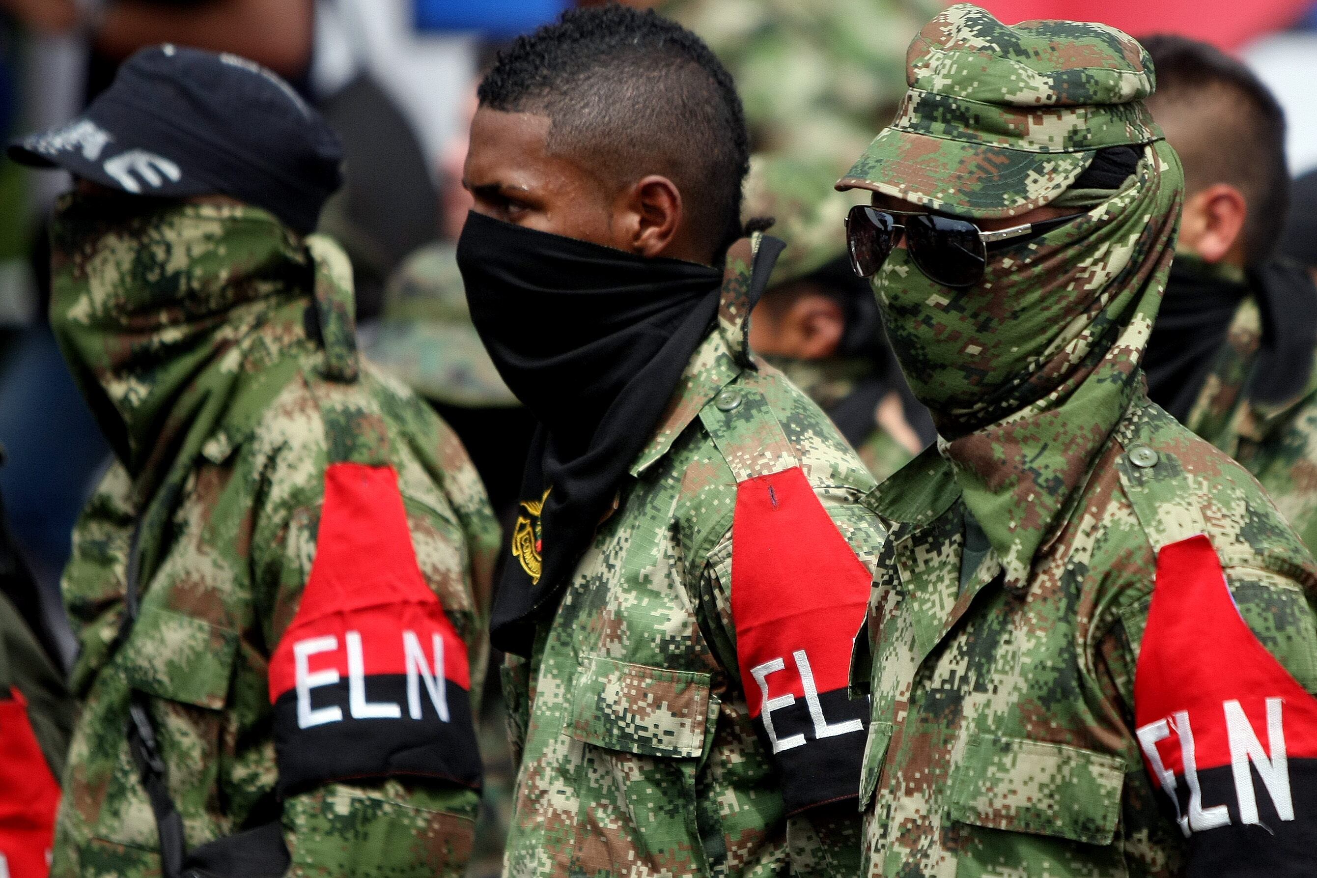 Ejército de Liberación Nacional (ELN) en el departamento del Chocó. EFE/Christian Escobar Mora ARCHIVO