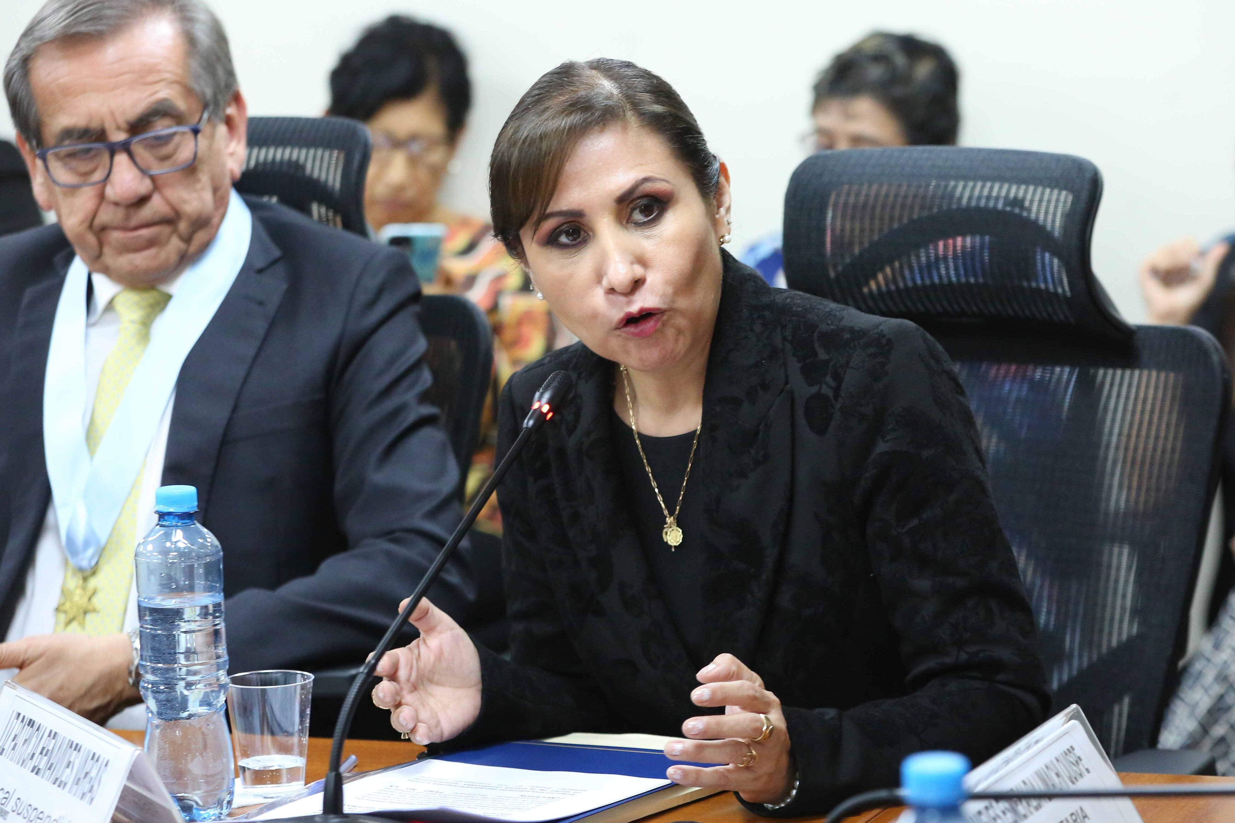 Fiscal general suspendida de Perú Patricia Benavides. EFE/Congreso de Perú /SOLO USO EDITORIAL/