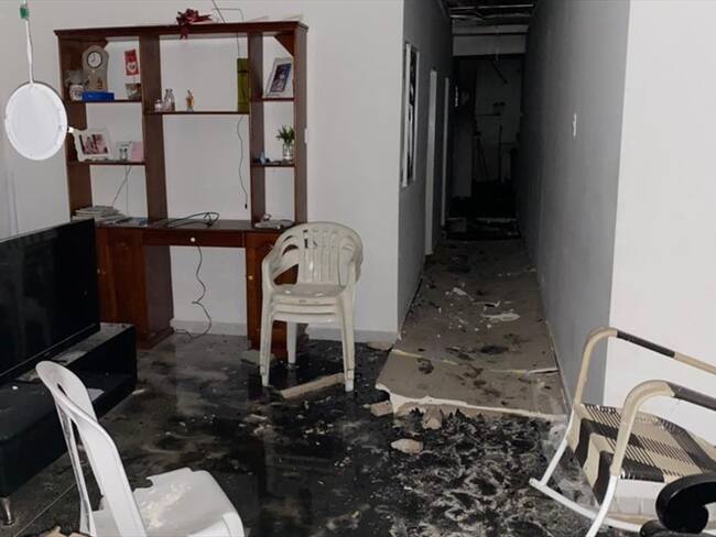 Cuatro heridos y 34 casas afectadas dejó fuerte explosión en Montería