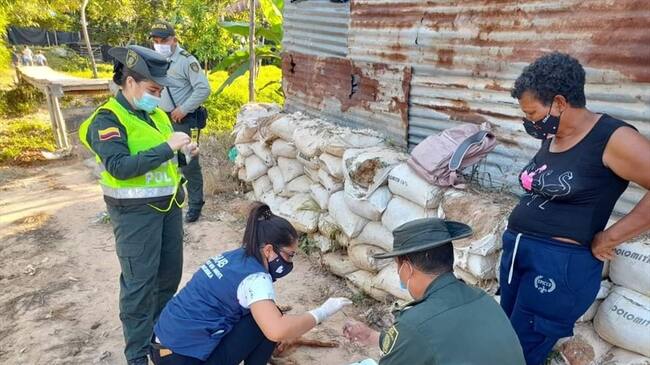 Abuso y asesinato de una perrita callejera en Barrancabermeja. Foto: Habitante del barrio Bendición de Dios