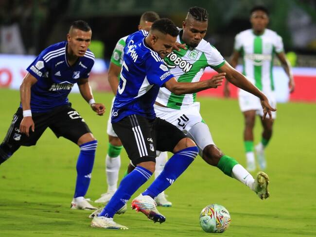Partido Millonarios vs Nacional. Foto: Colprensa.