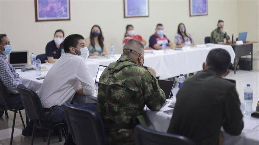 El Gaula del Ejército hará patrullajes en zona montañosa de los corregimientos Combia y Toche. Foto: Alcaldía de Palmira