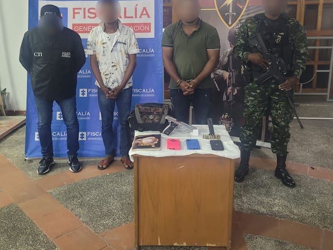 Capturan a presunto cabecilla financiero y mayor extorsionista del Clan del Golfo en Córdoba. Foto: prensa Ejército Nacional.