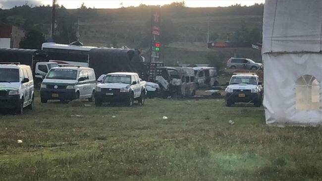 Atentado en Tunja. Foto: Jorge Herrera