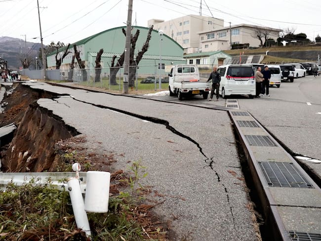 Terremoto en Japón 1 enero 2024. (Photo by Yusuke FUKUHARA / Yomiuri Shimbun / AFP) / Japan OUT / NO ARCHIVES - MANDATORY CREDIT: Yomiuri Shimbun