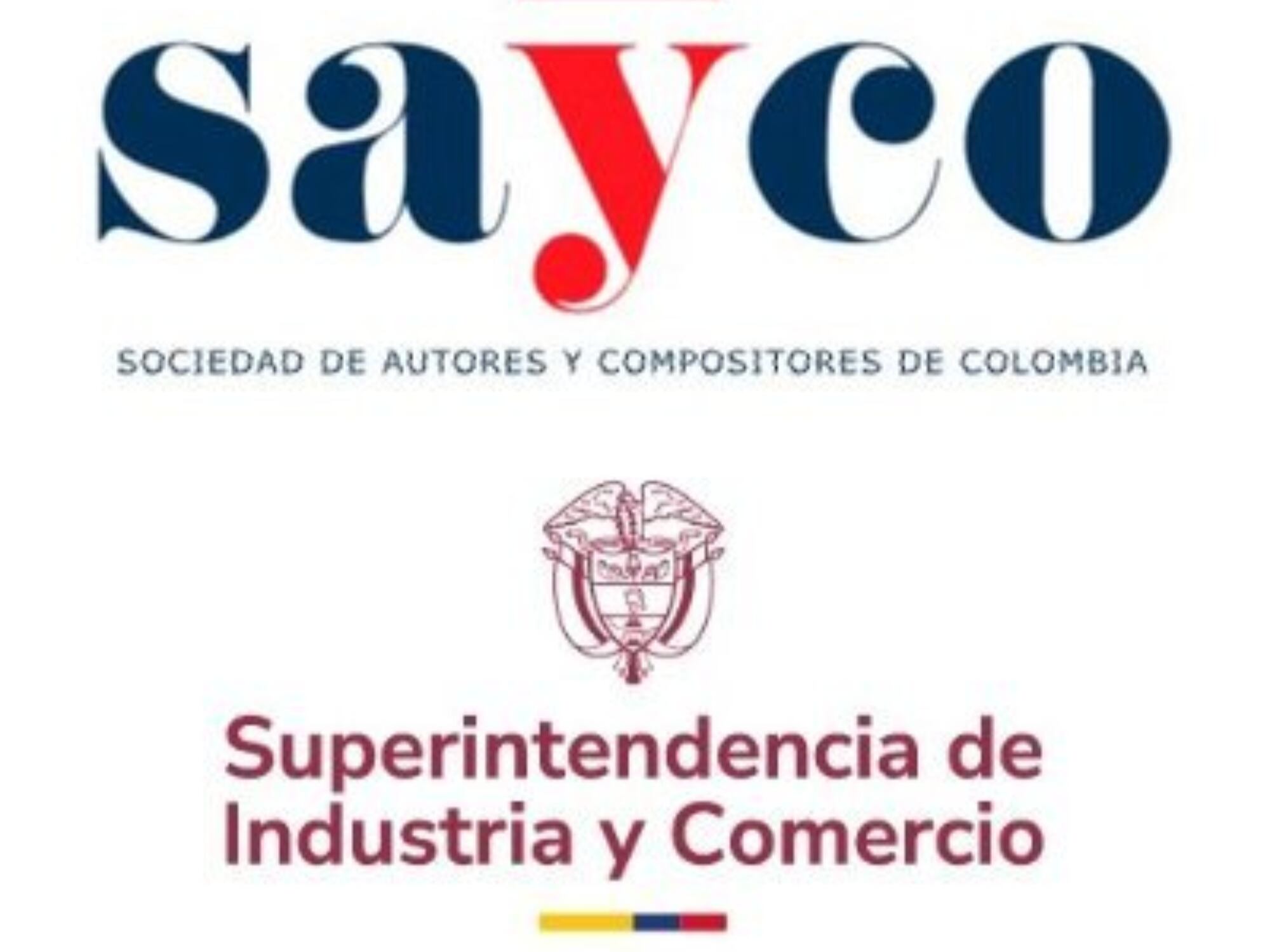 Sayco y SIC. Fotos: X @SaycoOficial / X @sicsuper